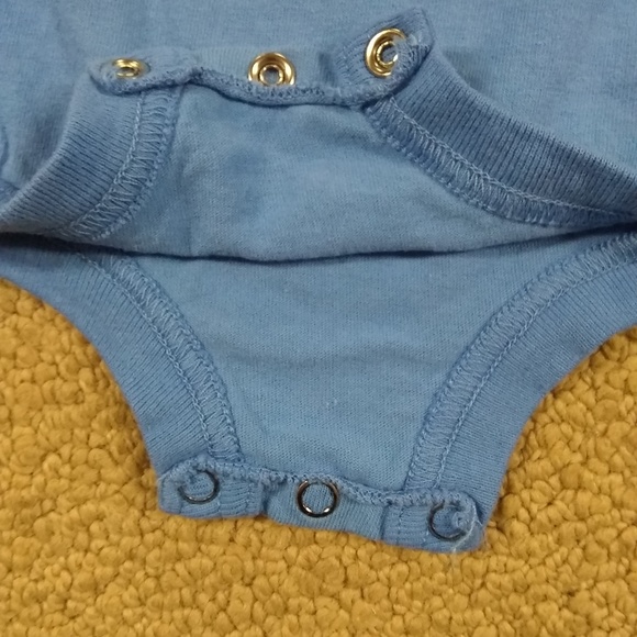 Lot of 6 - 12 Mo Blue Onsies by Cotton Tails - Picture 2 of 5